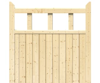 Ledged Solid Pine Garden Gate