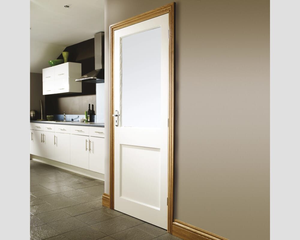 1981x762x44mm (30") 2XG Solid Pine Clear Single Glazed External Door
