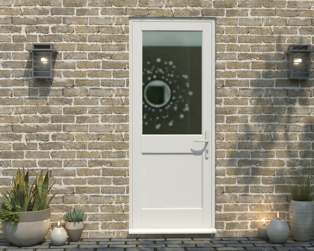 1981x762x44mm (30") 2XG Solid Pine Clear Single Glazed External Door