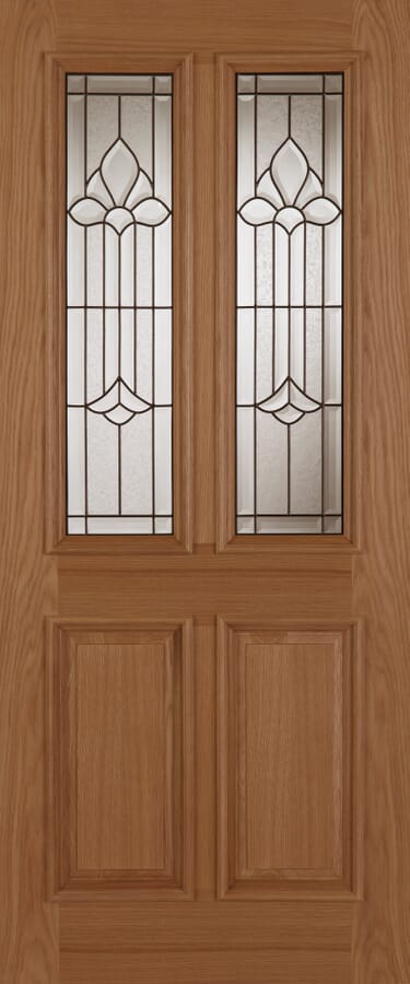 Derby Oak RM1S Chameleon Glass External Doors