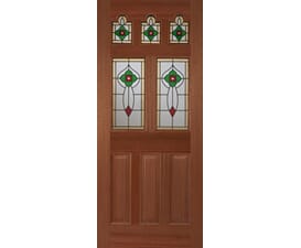 Ealing Rose Glass Hardwood External Doors