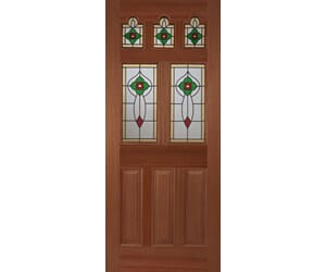 Ealing Rose Glass Hardwood External Doors