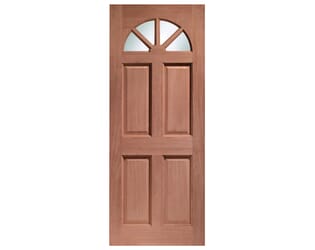 Carolina Clear Glass (Single Glazed) Dowelled Hardwood External Doors