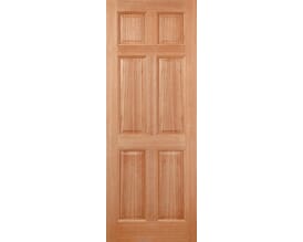 Colonial 6P Dowelled Hardwood External Doors