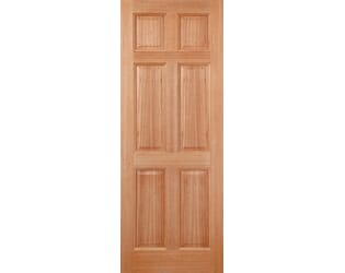 Colonial 6 Panel Dowelled Hardwood External Doors