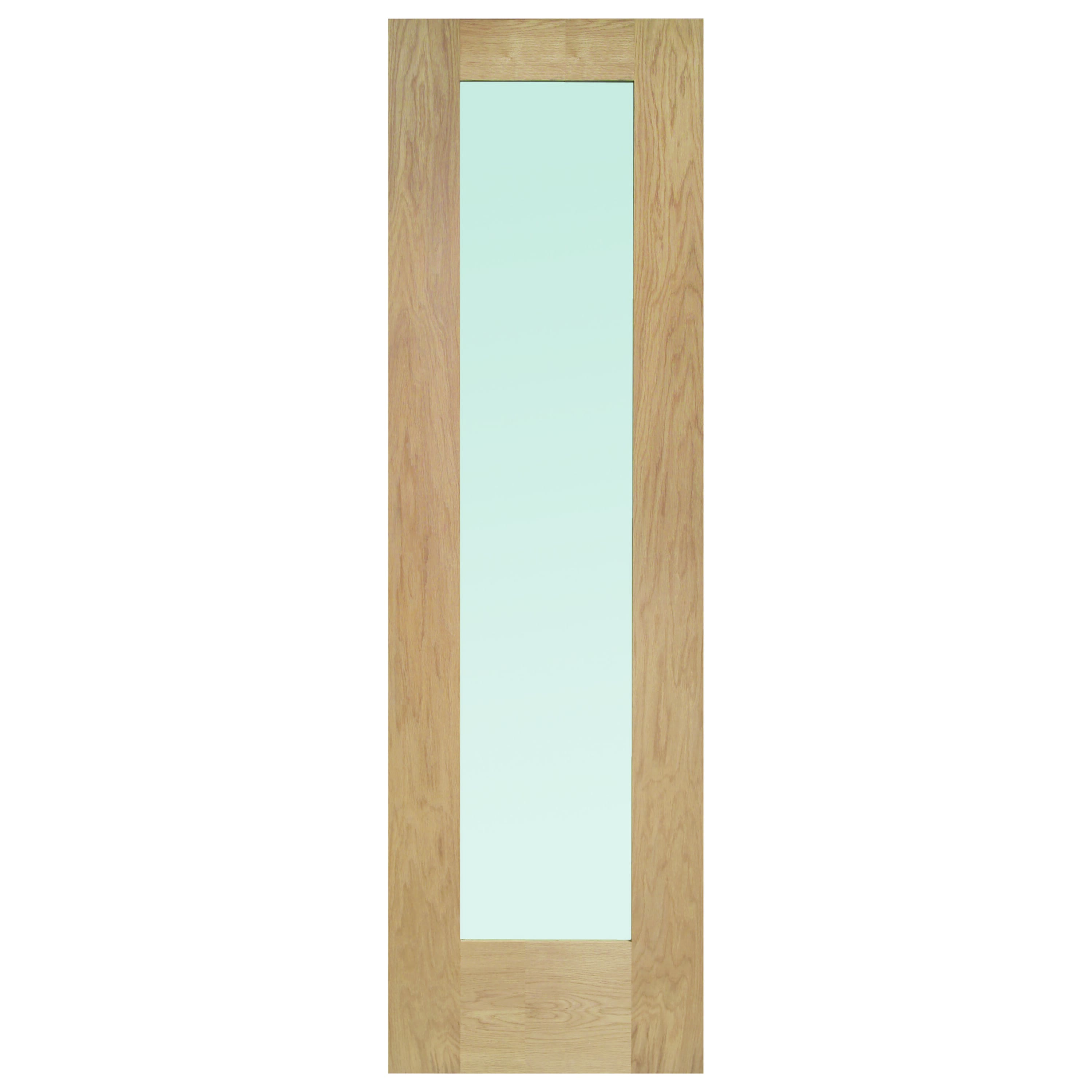 Oak Dowelled Double Glazed P10 Side Light (Obscure)