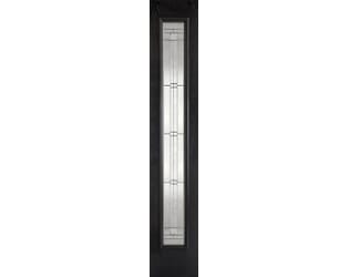 Elegant Black Composite Sidelight External Doors