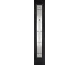 Elegant Black Composite Sidelight External Doors
