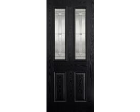 Malton Black Glazed Composite External Doors