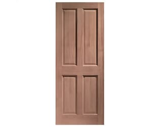 London 4 Panel Dowelled Hardwood External Doors