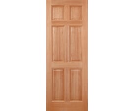 Colonial 6 Panel M&T Hardwood External Doors