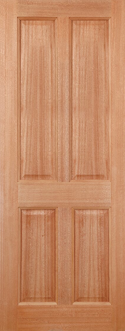 838x1981x44mm (33") External Hardwood M&T Colonial 4 Panel Door