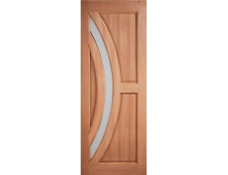 Harrow Hardwood M&T Frosted Glazed External Doors