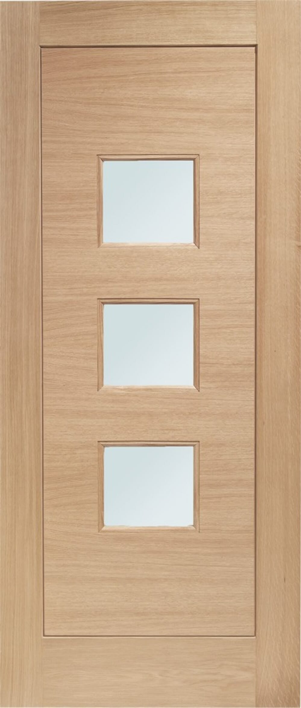 Oak M&T Double Glazed Turin with Obscure Glass