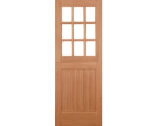 External Hardwood Stable 9L Straight Top Hardwood External Doors