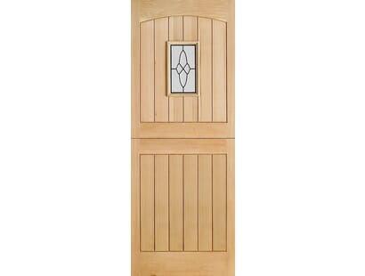 Cottage Stable 1l Oak External Doors Image
