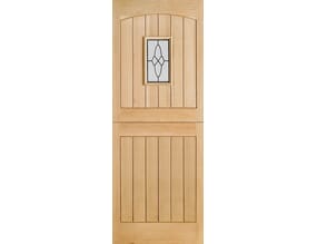 Cottage Stable 1L Oak External Doors