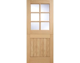 Stable 6L Oak External Doors
