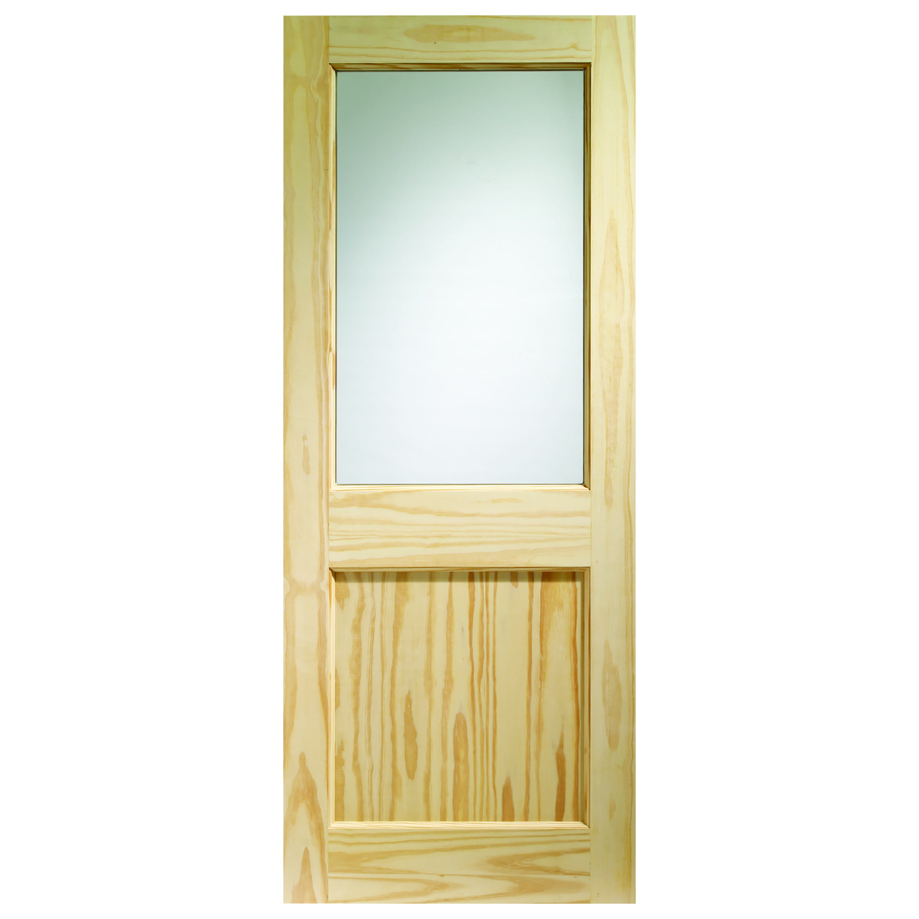 Clear Pine Dowelled 2XG with Clear Glass