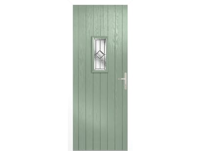 Speedwell Chartwell Green Composite Door Set Image