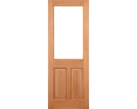 2XG 2 Panel Dowel Hardwood External Doors