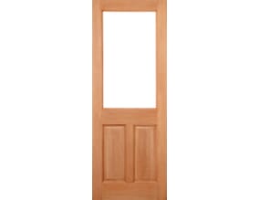 2XG 2 Panel Dowel Hardwood External Doors
