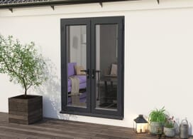 1500mm Part Q Anthracite Grey Upvc French Doors Image