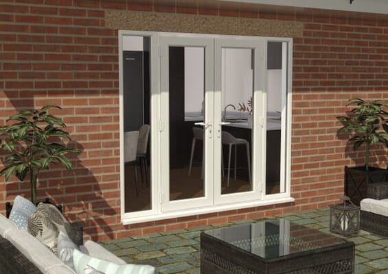 Climadoor UPVC French Doors - White Part Q Compliant