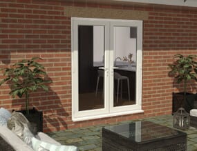 Climadoor White Part Q Compliant UPVC French Doors