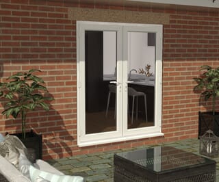 Climadoor White Part Q Compliant UPVC French Doors