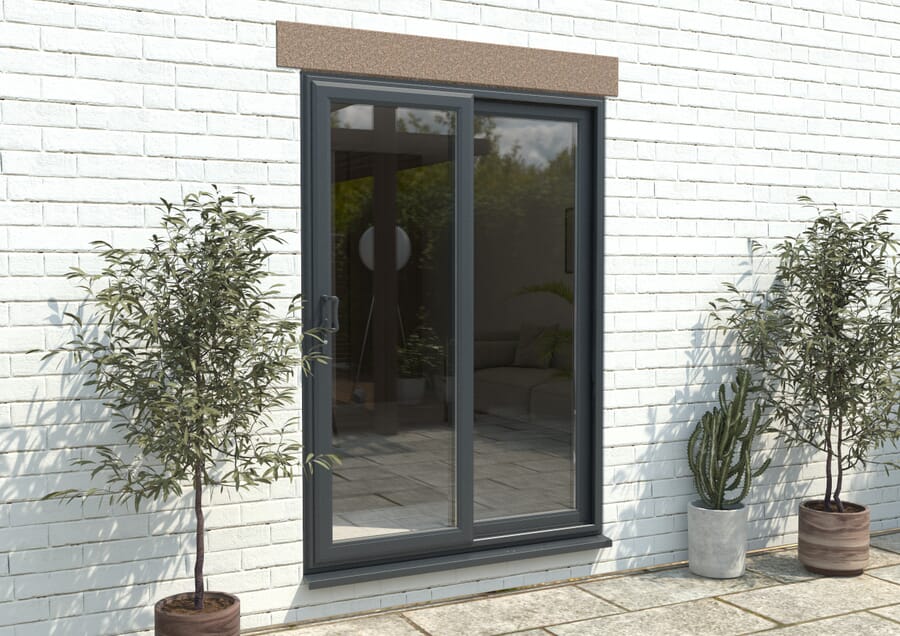 Part Q UPVC Anthracite Grey Sliding Doors