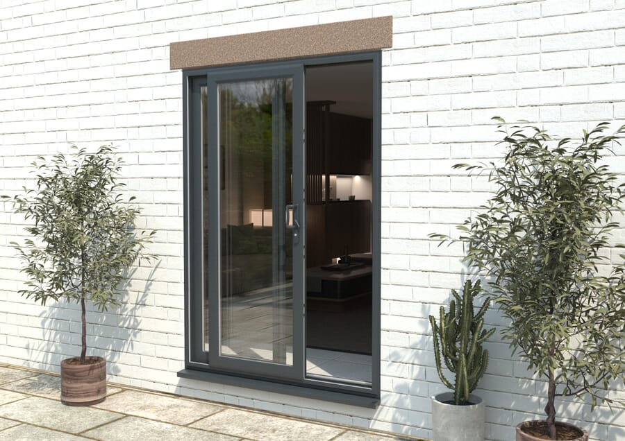 Part Q UPVC Anthracite Grey Sliding Doors