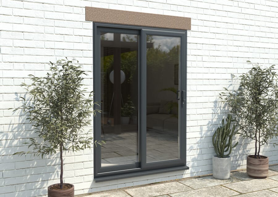 Part Q UPVC Anthracite Grey Sliding Doors