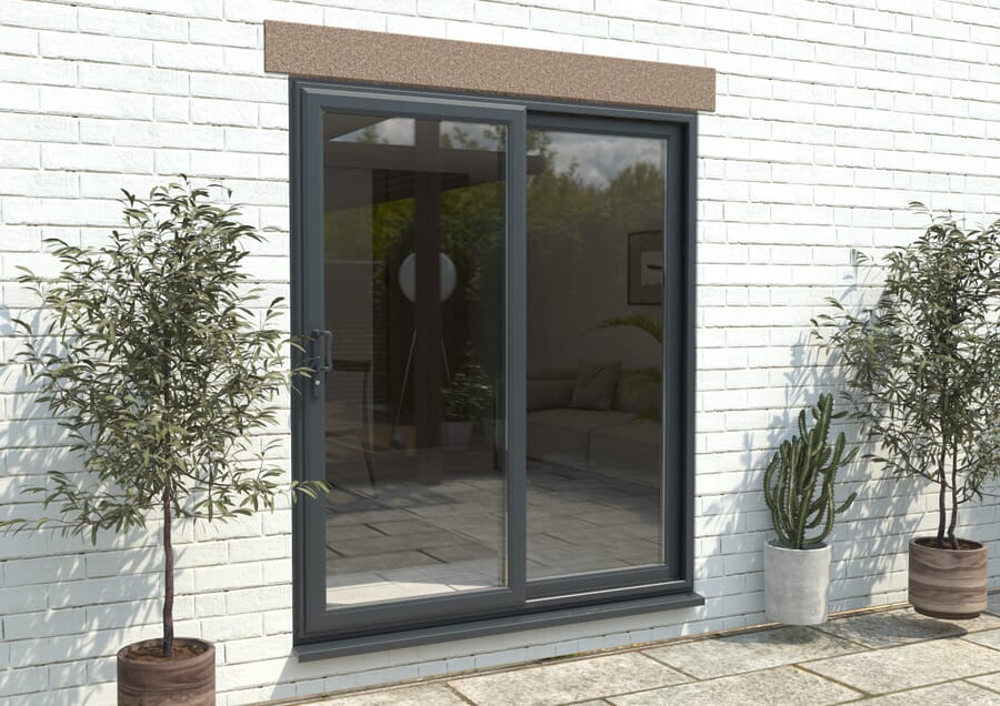 Part Q UPVC Anthracite Grey Sliding Doors