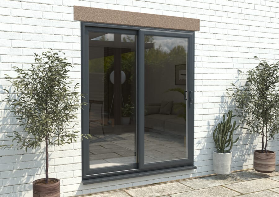 Part Q UPVC Anthracite Grey Sliding Doors