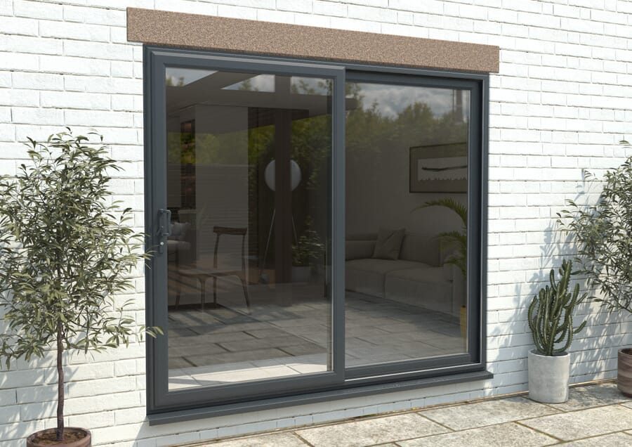 Part Q UPVC Anthracite Grey Sliding Doors