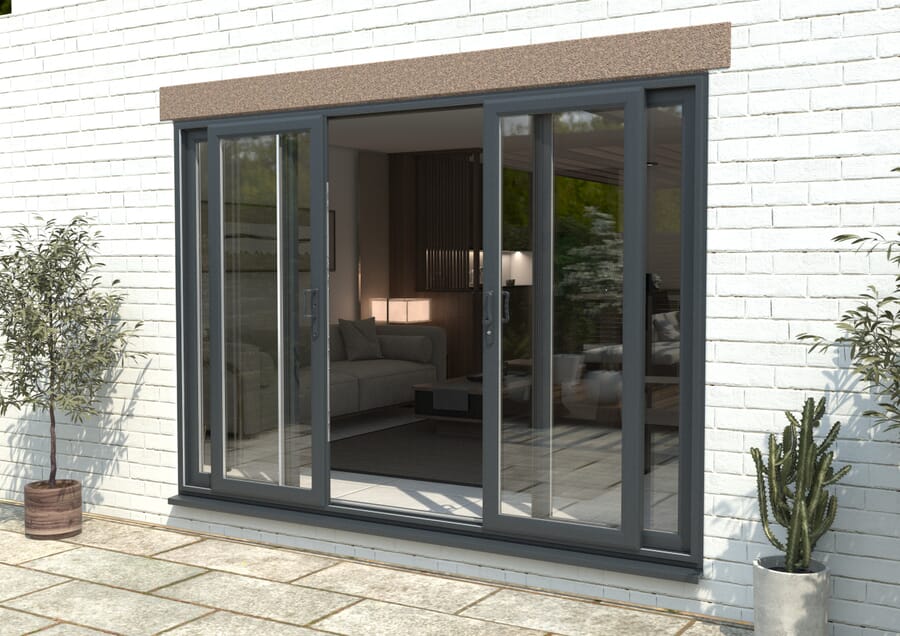 Part Q UPVC Anthracite Grey Sliding Doors