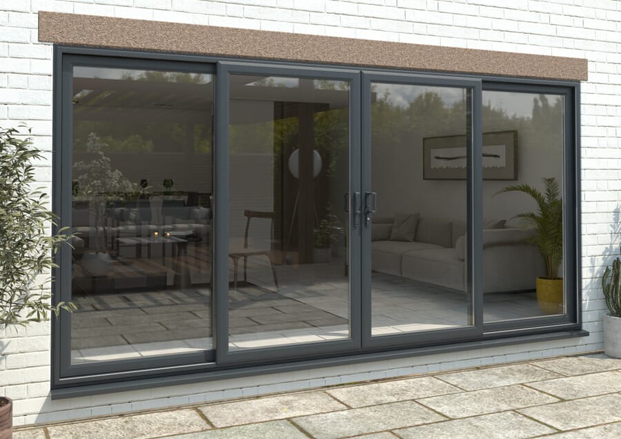 Part Q UPVC Anthracite Grey Sliding Doors