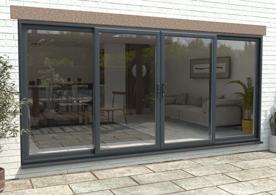Part Q UPVC Anthracite Grey Sliding Doors