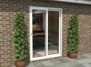 Climadoor White Aluminium Sliding Doors Image
