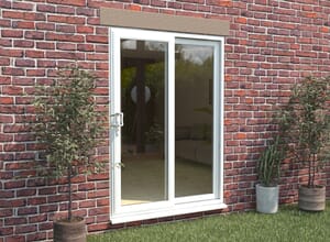 Climadoor Part Q Upvc Sliding Patio Doors - White Image