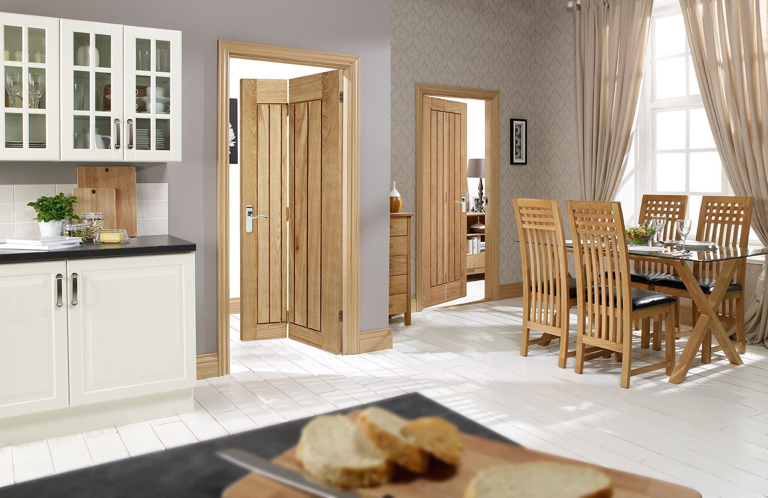 Mexicano Oak Fire Door