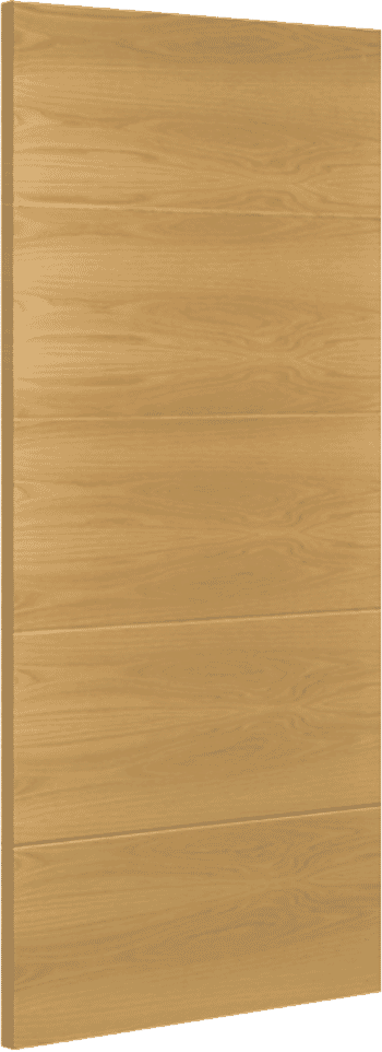 686x1981x44mm (27") Augusta Oak - Pre-Finished Fire Door