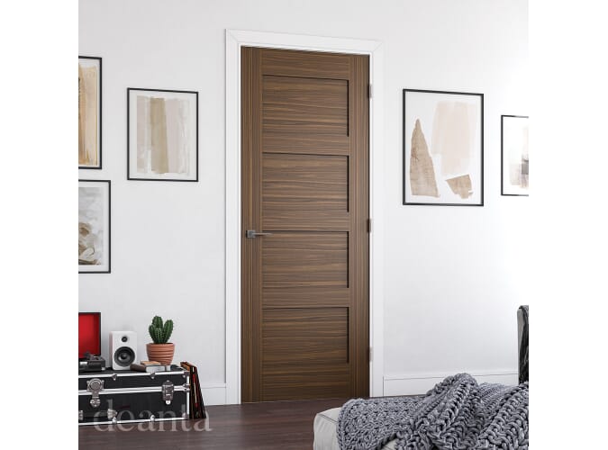 Coventry Walnut - Prefinished Fire Door