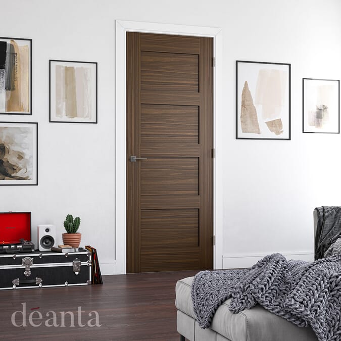 Coventry Walnut - Prefinished Fire Door