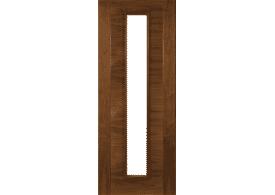 762x1981x44mm (30") Seville Walnut Glazed Fire Door