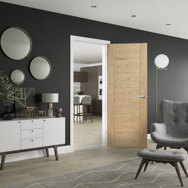 Palermo Oak Fire Door