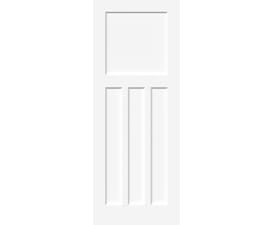 762x1981x44mm (30") DX30s Style Solid White Primed Fire Door FD30