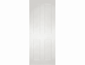Eton 4 Panel Flat White Fire Door