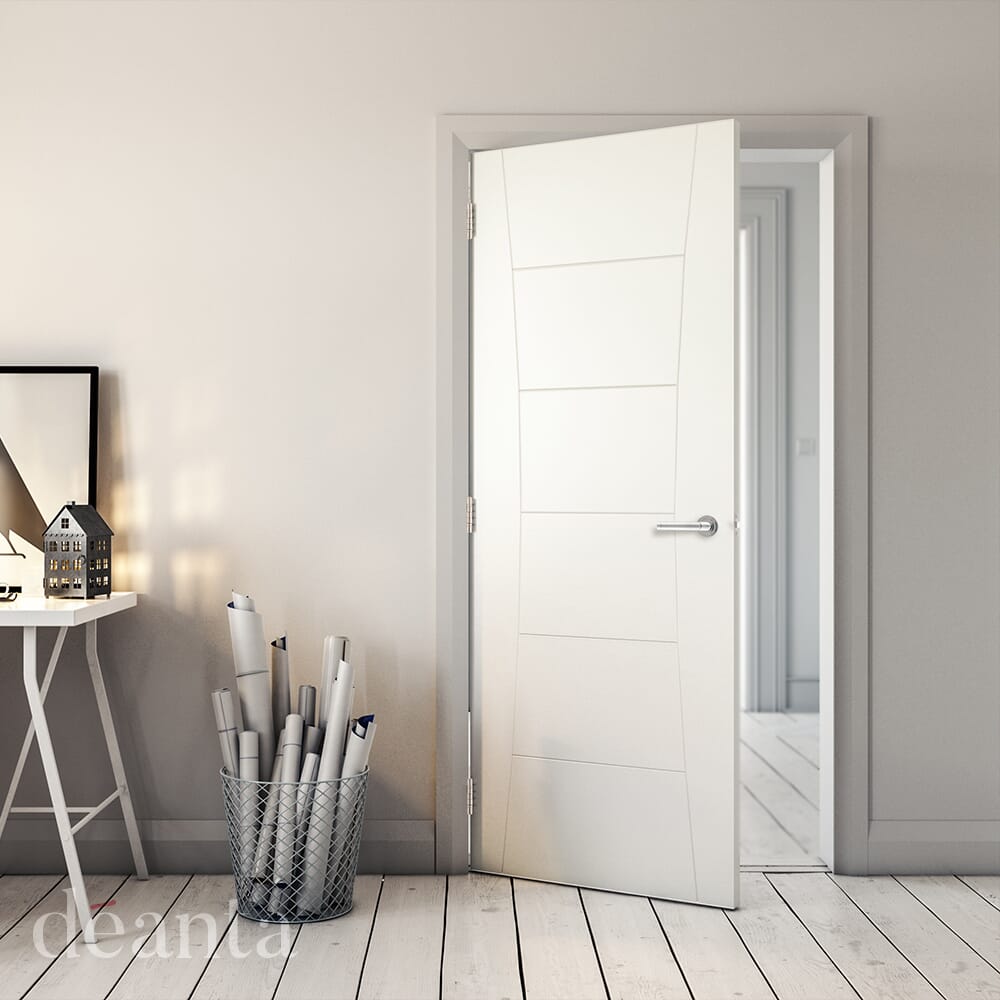 686x1981x44mm (27") Pamplona White Fire Door